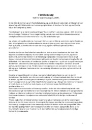 Familiebesøg Katrine Marie Guldager, 2009 | Årsprøve