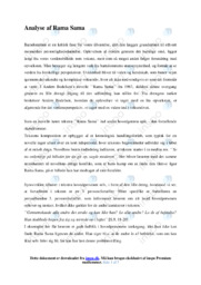 Rama Sama | Anders Bodelsen | Analyse af Bog | Dansk