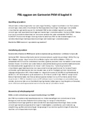 PBL-opgave om Gartneriet PKM til kapitel 4