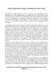 Danmark har fået en førsteplads | Analyse af reklame | Dansk