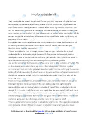 Hvorfor arbejder vi | Essay | Aflevering | Dansk