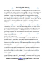 Bilka eller Interrail | Analyse af novelle | Skriftlig prøve | Dansk