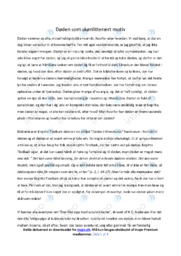 Døden som skønlitterært motiv | Essay | Aflevering | Dansk