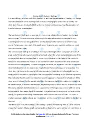 Autumn Starlings | Analytical essay | Andrea Smith