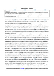 Økonomisk politik | Samfundsøkonomi | Aflevering