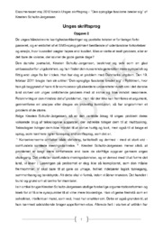 Eksamenssæt maj 2012 kronik Unges skriftsprog | “Den sproglige fascisme breder sig” af Kresten Schultz-Jørgensen