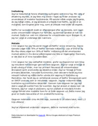 SRP Konkurrenceforholdene og fremtidsudsigterne for Netflix