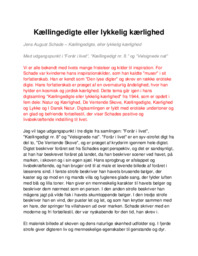 Kællingedigte eller lykkelig kærlighed