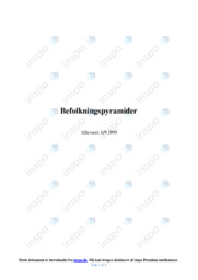 Befolkningspyramider