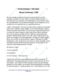 Verdensborger i Danmark