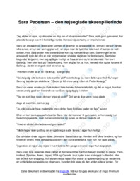 Sara Pedersen | den rejseglade skuespillerinde