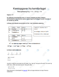 Kemiopgaver fra kemiforlaget