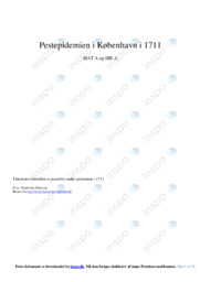 Pesten og SIR modellen | SRP