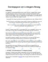 Danskopgave om Livlægens Besøg