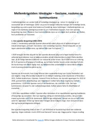 Mellemkrigstiden | Ideologier | fascisme, nazisme og kommunisme