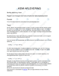 KEMI AFLEVERING