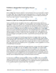 Politikens debatartikel med Yahya Hassan