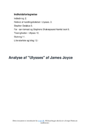 Ulysses af James Joyce | Analyse