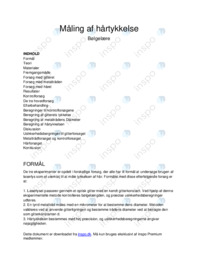 Måling af hårtykkelse