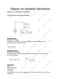 Rapport om blandede forbindelser