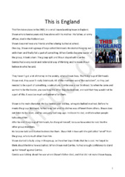 This is England | Movie Assignment