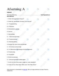 Cool Shop – Afsætning