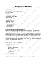 Analysemodel til fabel