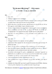 Noter til Er du mors lille dreng