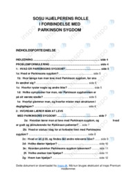 Sosu Hjælperens Rolle | Parkinson Sygdom | DHO