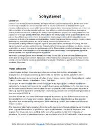 Planeter i vores Solsystem