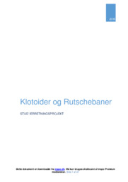 Klotoider og rutschebaner | SRP