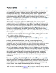 Vulkanisme | Rapport