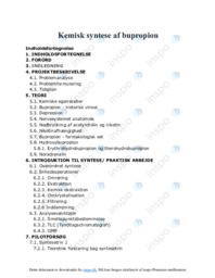 Kemisk syntese af bupropion