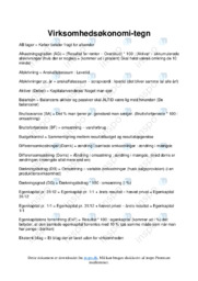 Virksomhedsøkonomi-tegn