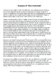 Den druknede | Analyse