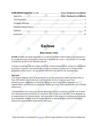 Gay-Lussacs 1. lov