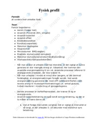 Fysisk profil