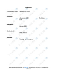 Rapport i teknologi, teknik og informationsteknologi