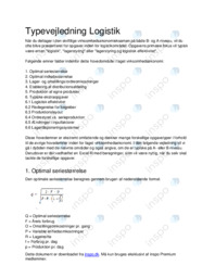 Logistik, lagerstyring og logistisk effektivitet | Vejledning til VØ