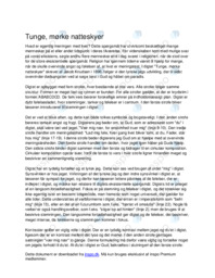 Tunge, mørke natteskyer | Litterær artikel