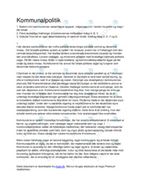 Kommunalpolitik – centralisering eller decentralisering