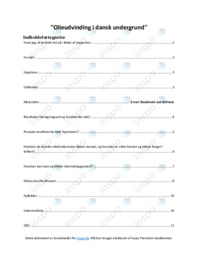 Olieudvinding i dansk undergrund