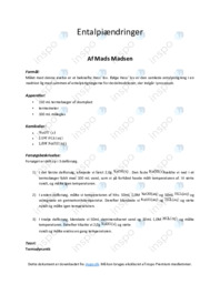 Entalpiændringer i neutralisation