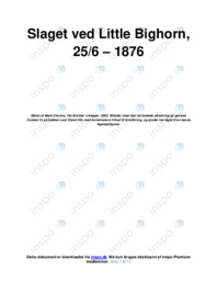Slaget ved Little Bighorn | SSO