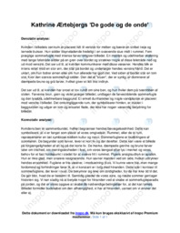 Kathrine Ærtebjergs ’De gode og de onde’