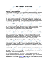 Beskrivelse af driftsbudget