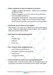 Aftalers ugyldighed | Caseopgave 6A, 6B, 6C og 6E |
