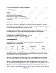 Orienteringsløber/O-løber | Arbejdskravsanalyse