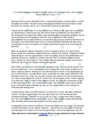 Robinson Crusoe og Den Afrikanske Farm | Analyse