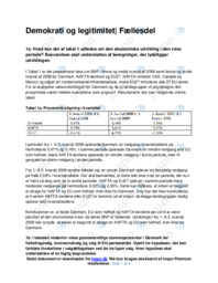 Demokrati og legitimitet | Fællesdel